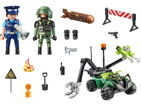Playmobil Polícia treino minas e armadilhas NOVO