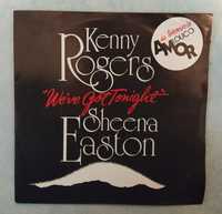 Vinil Single: Kenny Rogers & Sheena Easton - "We've Got Tonight"