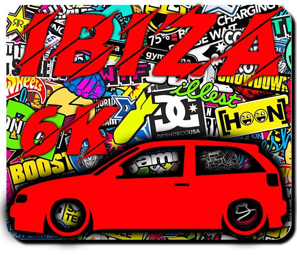 Tapete Rato Tuning Carros Motas Personalizado - 18x22cm