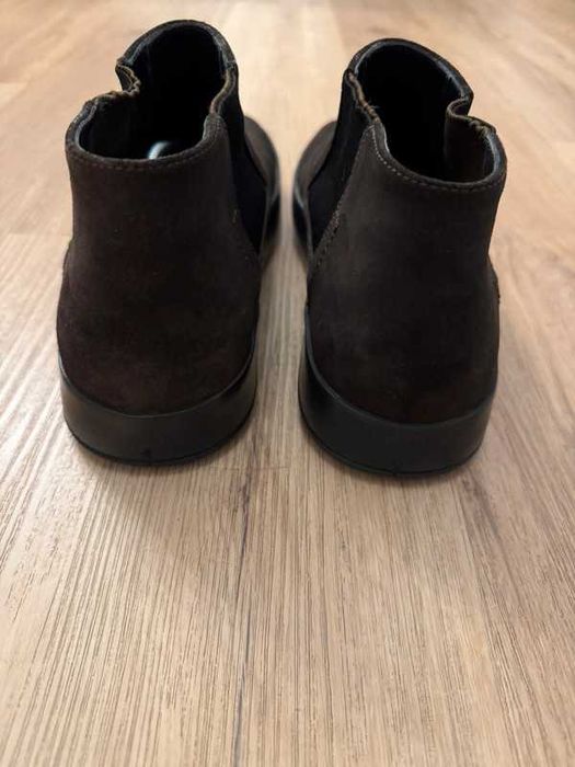 Prada Suede Side Gore Boots chelsea 45 sztyblety botki premium brown