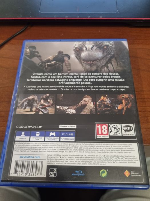 Ps4 god of war- versão português