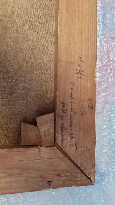 Продам  картину середина 19 века, холст, подписана