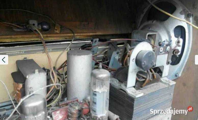 Radio lampowe Rapsodia antyk lata 60 świetny stan wizualny, do naprawy