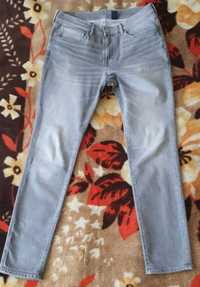 Сірі чоловічі джинси H&M skinny coupe moulante 34/32