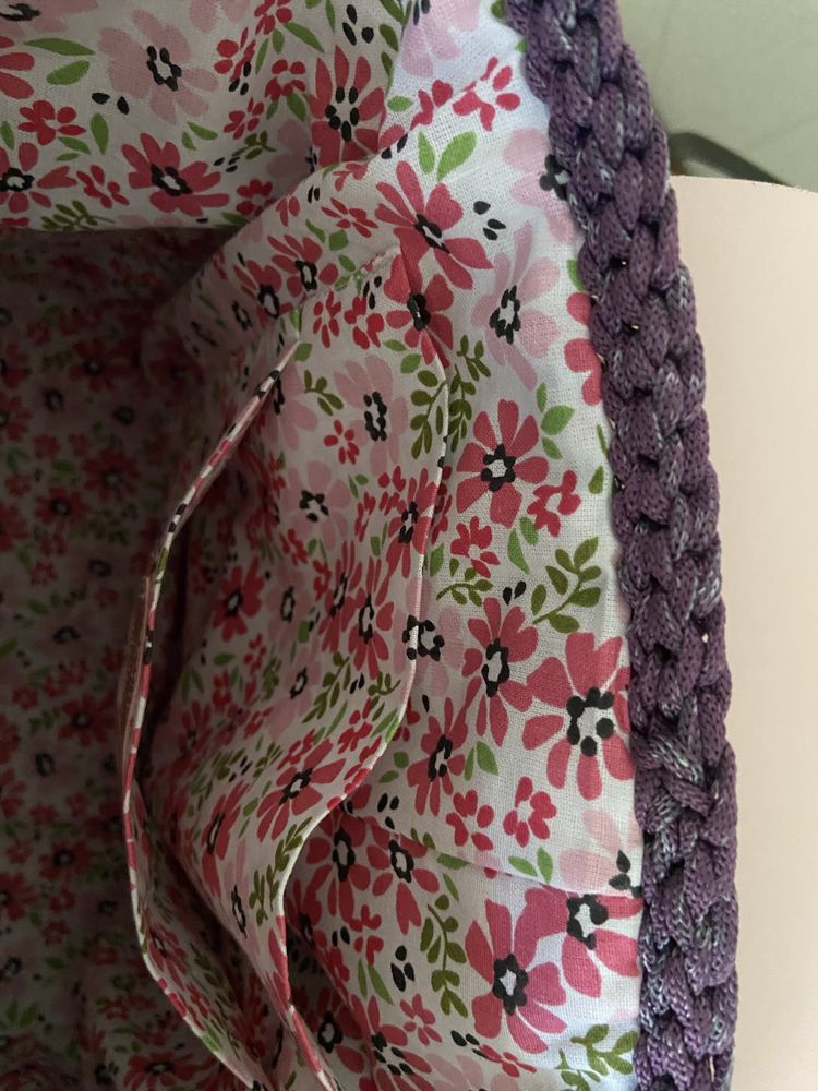 Handmade torebka z przędzy poliestrowej
