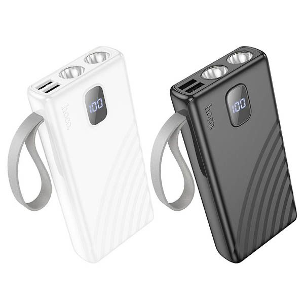Павербанк PowerBank з ліхтарем та ремінцем 20000mAh HOCO J129A