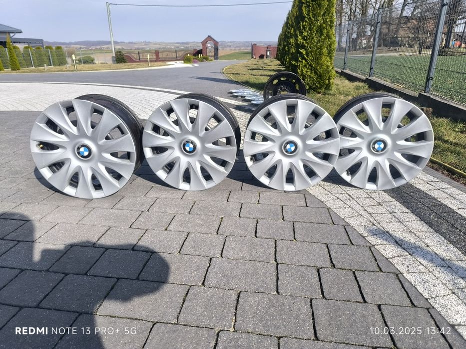Felgi BMW F20 stalowe plus kołpaki