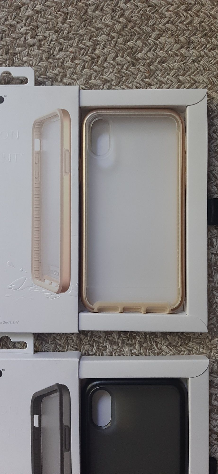 tech21  evo elite nowe etui Apple iPhone XS X black gold czarne złote
