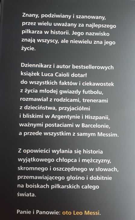 Messi Historia chłopca, który stał się legeną książka