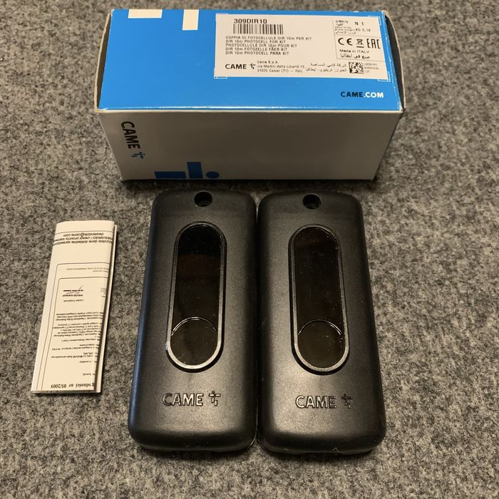 Komplet Fotokomórka CAME DIR10 do Bramy 2 sztuki czujnik 309DIR10