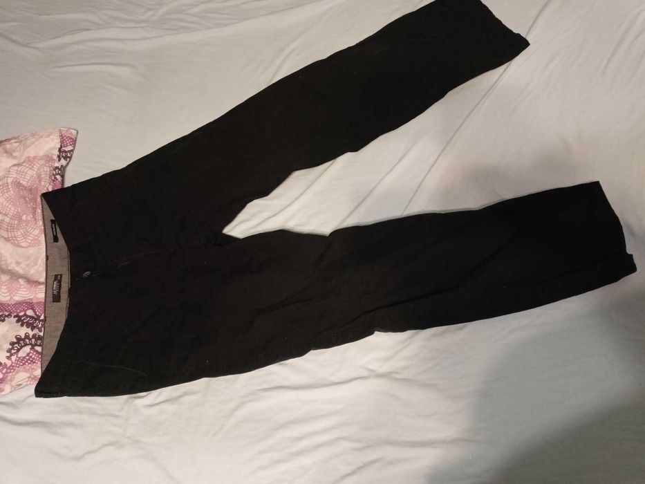czarne spodnie męskie 30 32