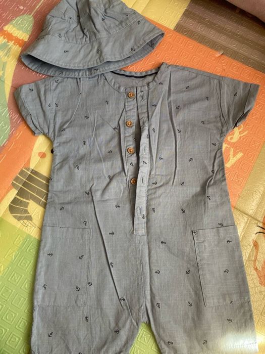 Речі для хлопчика боді, штани, майка, пісочник, панама, комбінзон