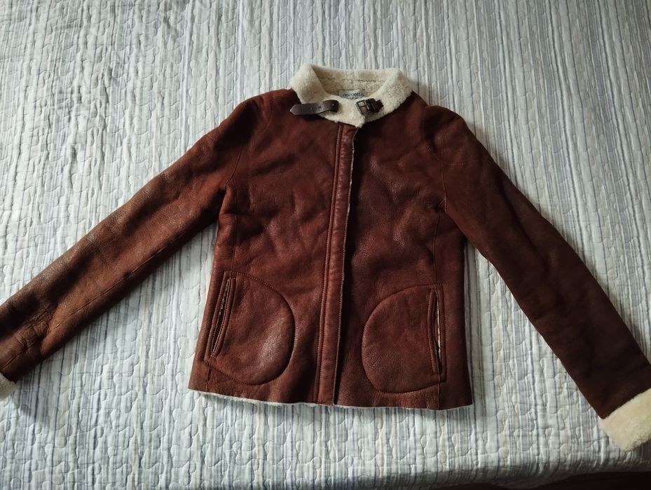 Натуральна шкіра ,дублянка на зріст 162 см