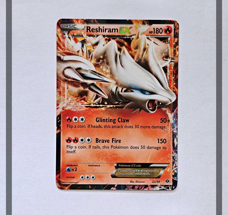 Reshiram Ex 22/99 NXD Pokemon ENG-NM