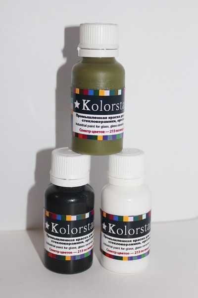 Якісна фарба для скла, склокераміки, оргскла