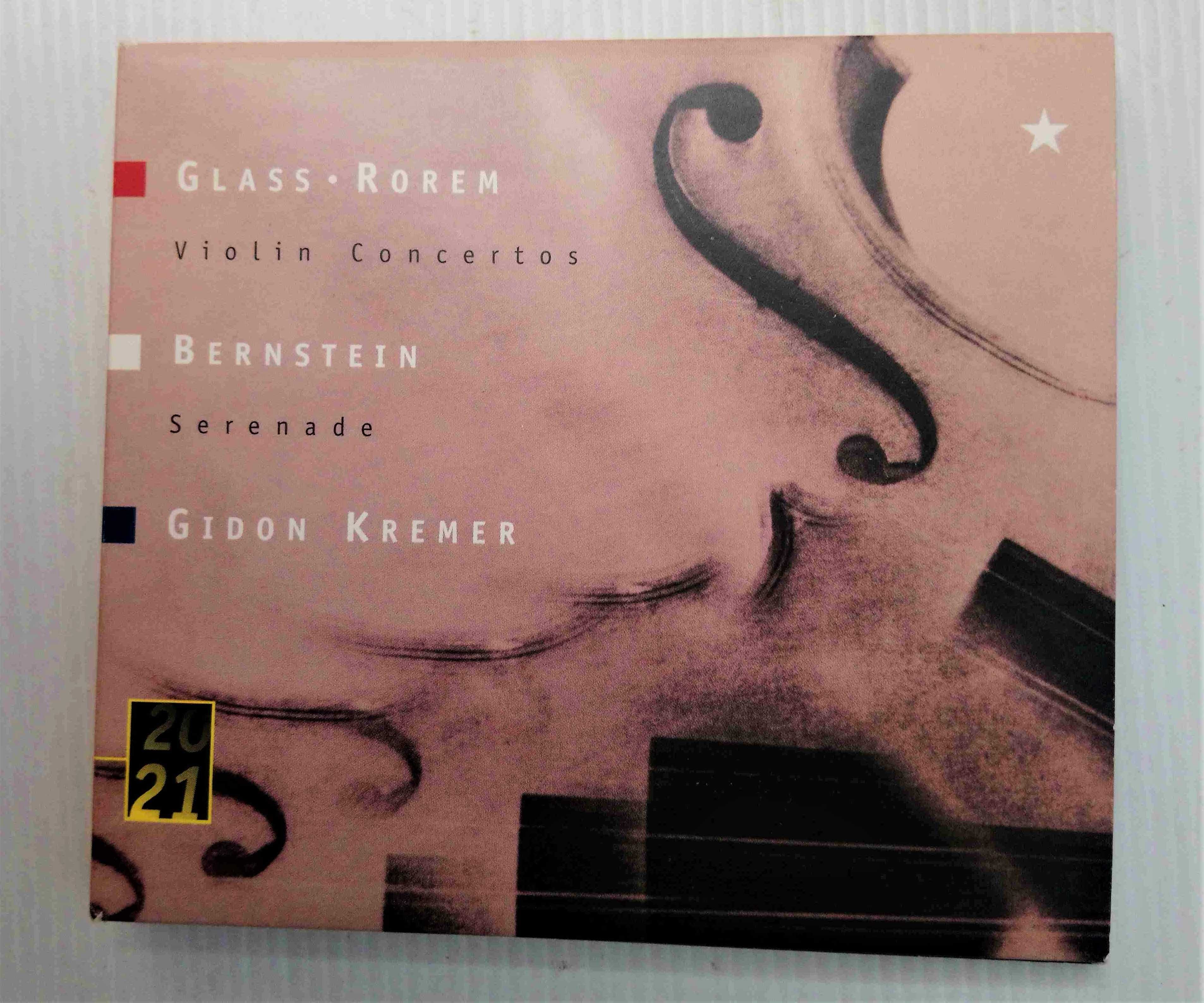 CD Glass - Rorem, Bernstein, Gidon Kremer