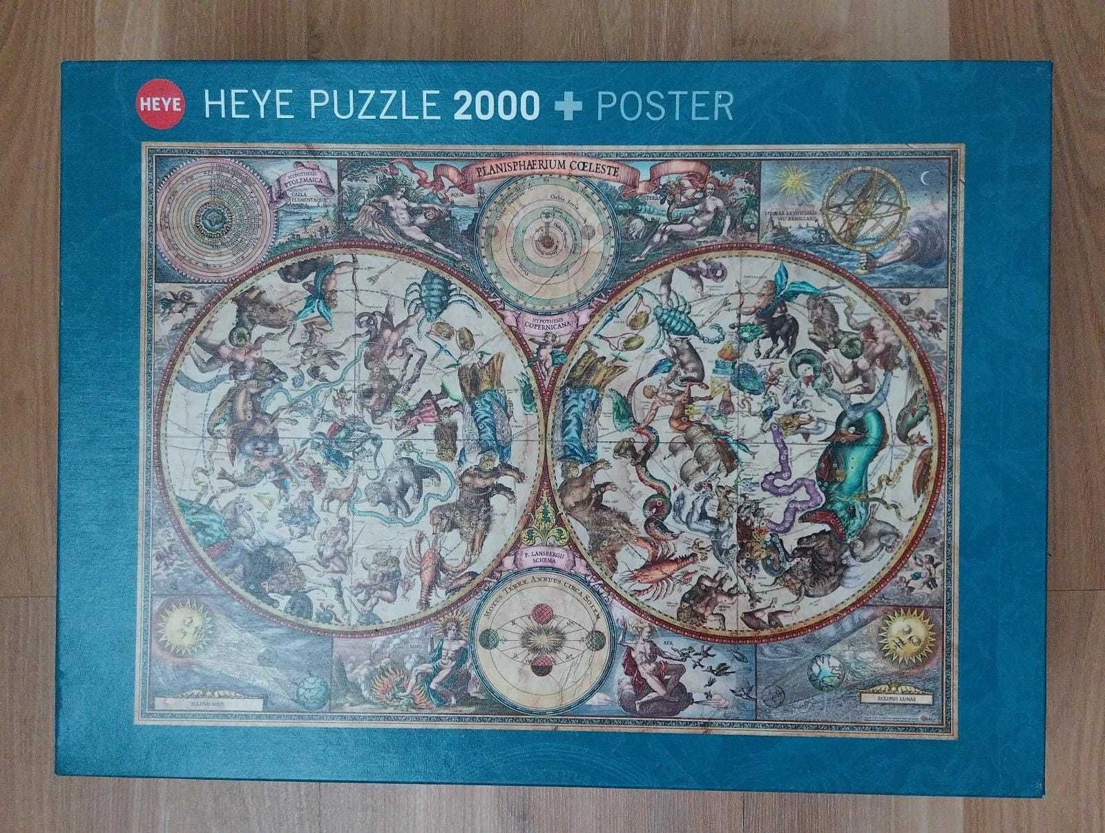 CELESTIAL MAP 2000 peças - Puzzle Heye Completo