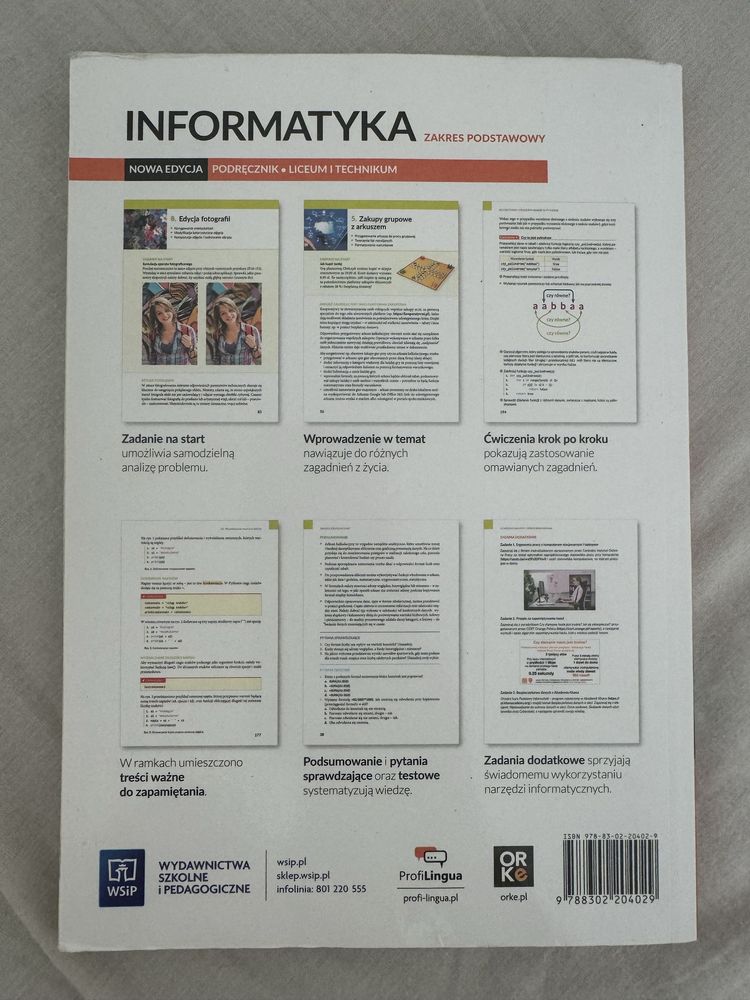 Informatyka 1 - nowa edycja - liceum i technikum - zakres podstawowy
