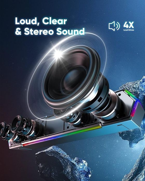 Głośniki Komputerowe G11 Z Podświetleniem Dotykowym, Usb C/Usb