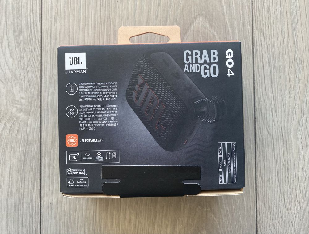 JBL Go4 Czarny Idealny na prezent dla dziecka i nie tylko