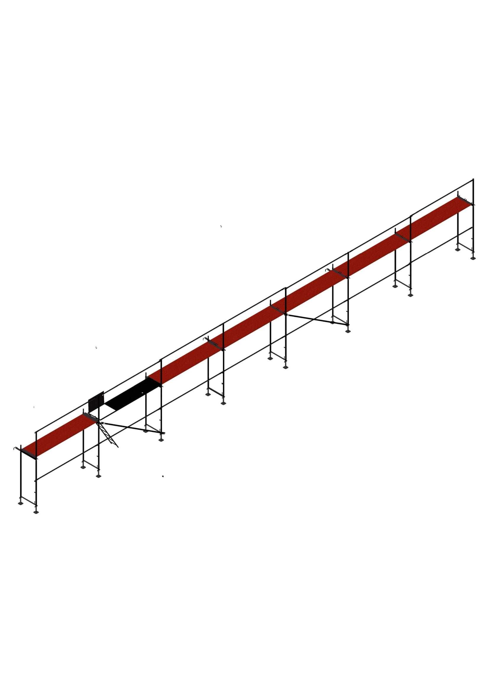 Rusztowanie elewacyjne pletak    94,5m2