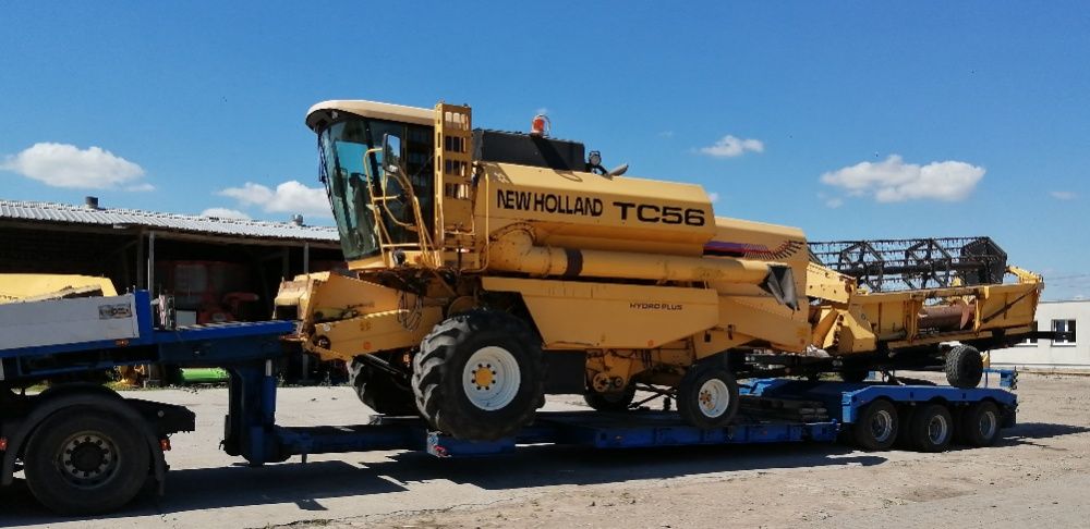 Transport niskopodwoziowy maszyn koparek dźwig HDS laweta platforma