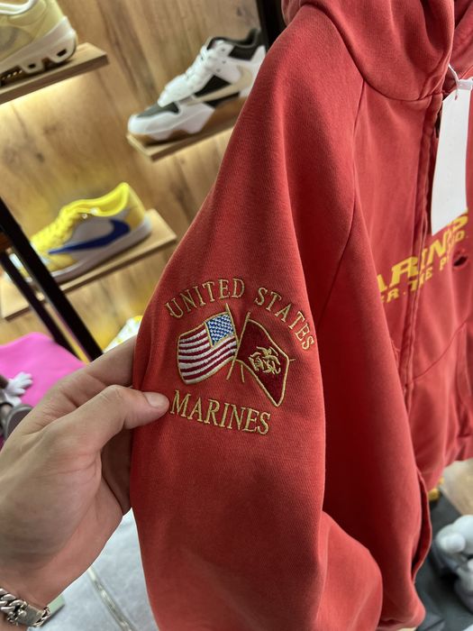 Зіп Худі GRAILZ Project G/R USA Marines Faded Red