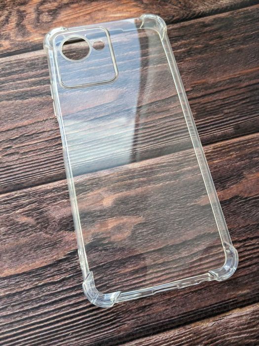 Прозорий силіконовий чохол із захисними кутами Realme C30 / C30s