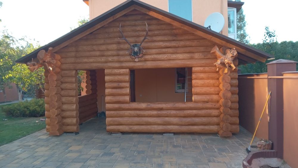 Продам альтанку, беседку, з дикокого зрубу.