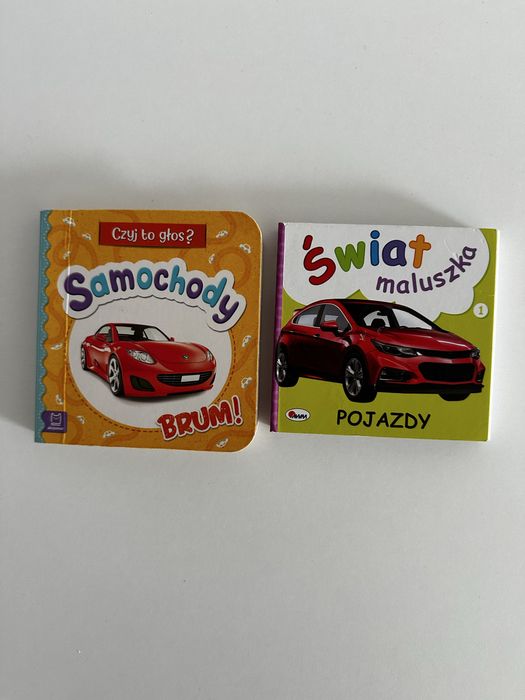 Książeczki dla maluszka - samochody, pojazdy