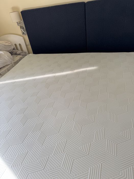 Sobrecolchao como novo