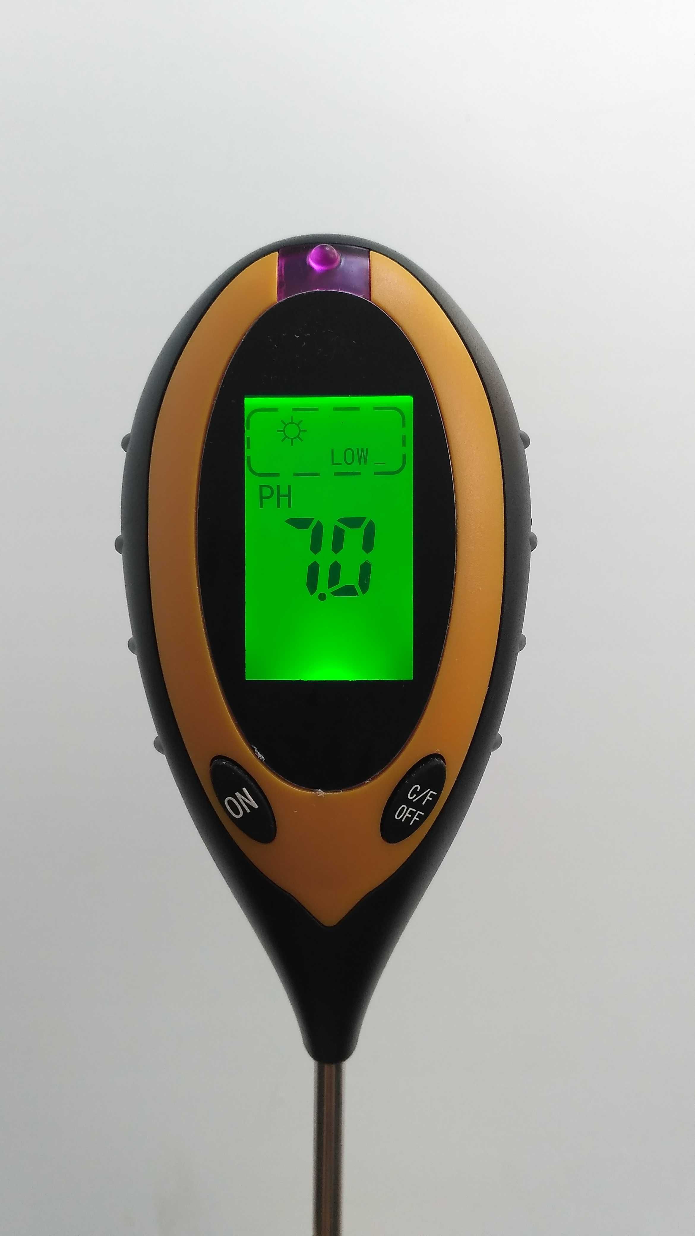 pH метр цифровой для почвы 4 в 1, анализатор почвы (1500)