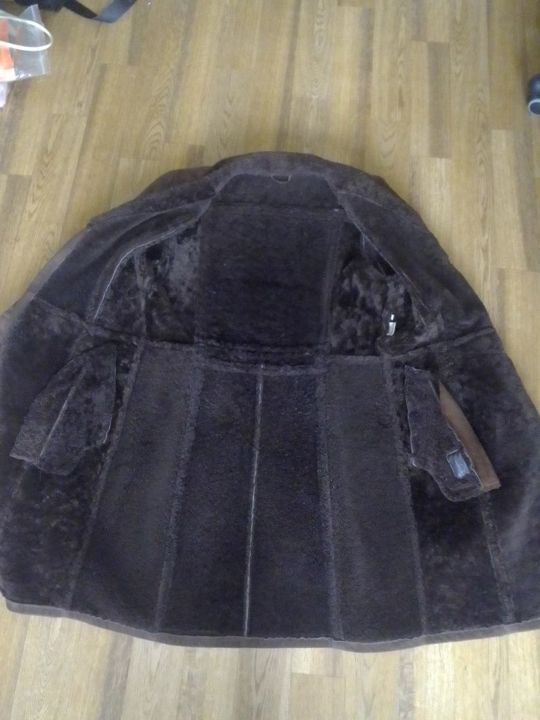 Пальто дублёнка мужская Финляндия 48р зима