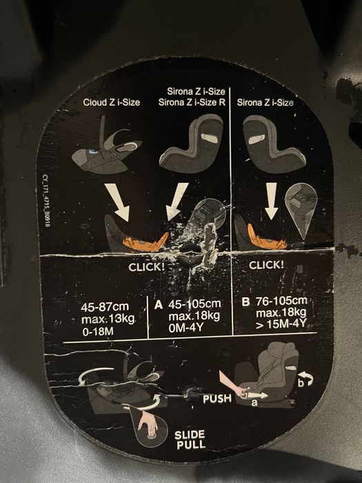 Sirona Z i-Size + Base i-Size + Sensor Safe