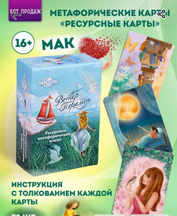 Ветер перемен метафорические карты, МАК