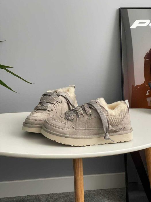 Жіночі зимові кросівки UGG Lo Lowmel Sneaker Chestnut FUR 36-41