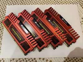 4 kości pamięci RAM  Corsair Vengance DDR3 16GB 1866 MHz