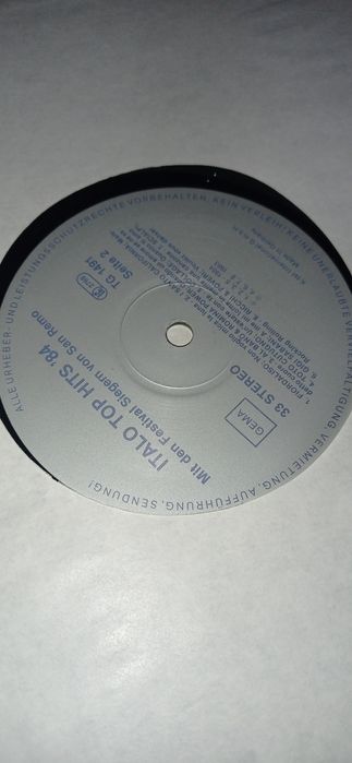 Płyta winylowa Itali top hits