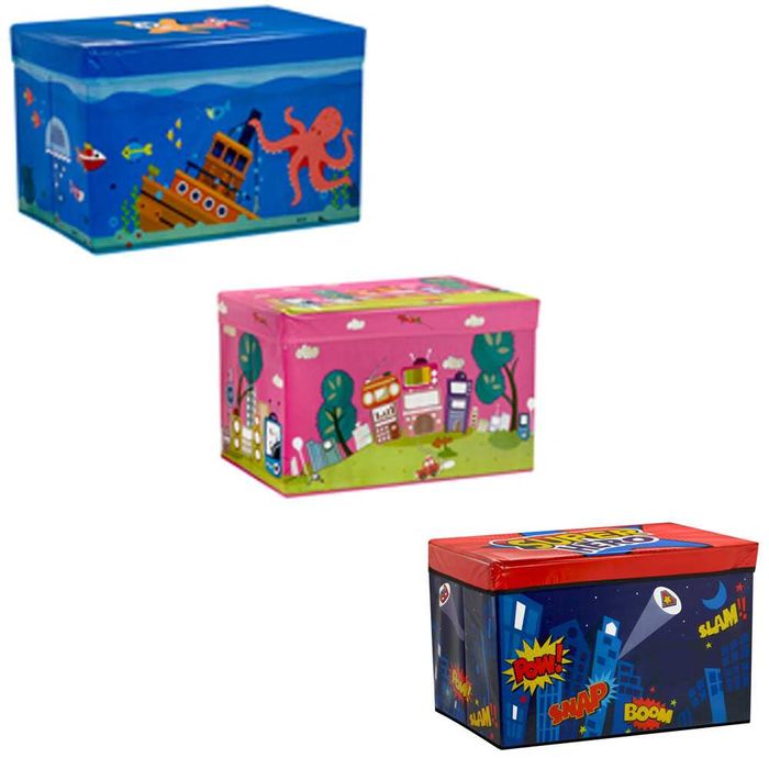 корзина пуфик для игрушек разные