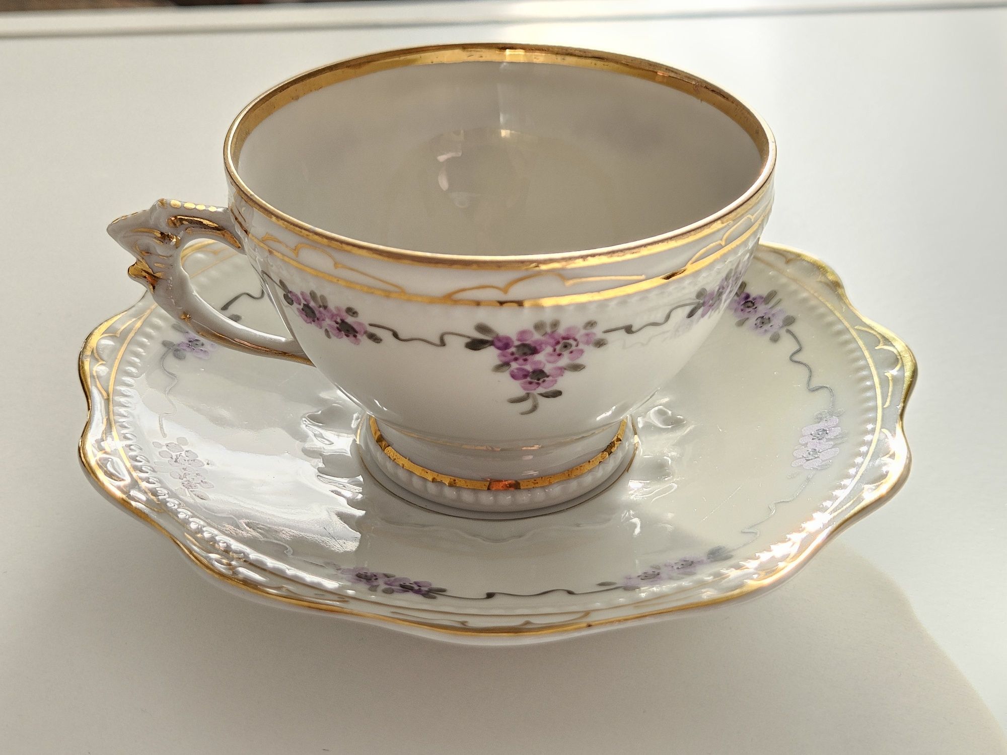 Filiżanka Ohme Szczawienko Louis XVI duo