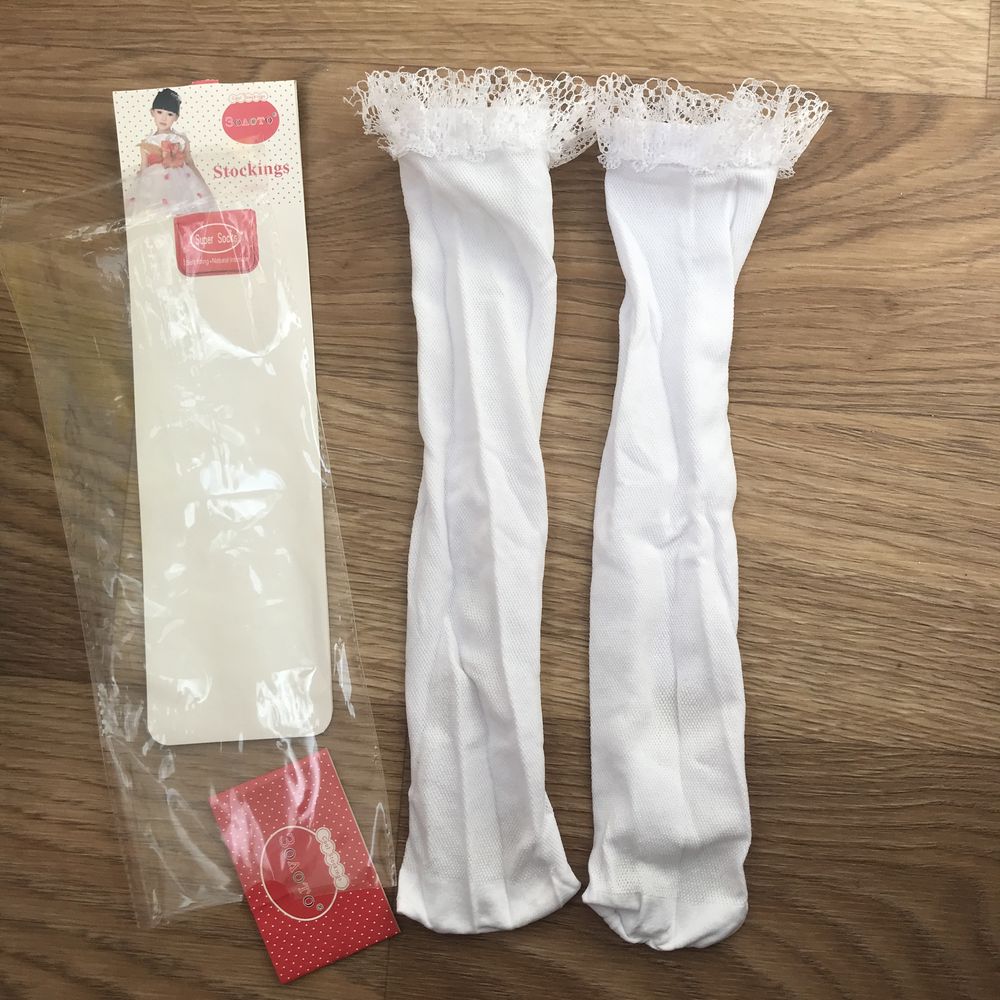 Гольфы носочки белые нарядные школьные