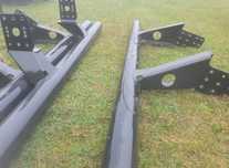 Zderzak Belka tylny 86 cm Man TGL TGM