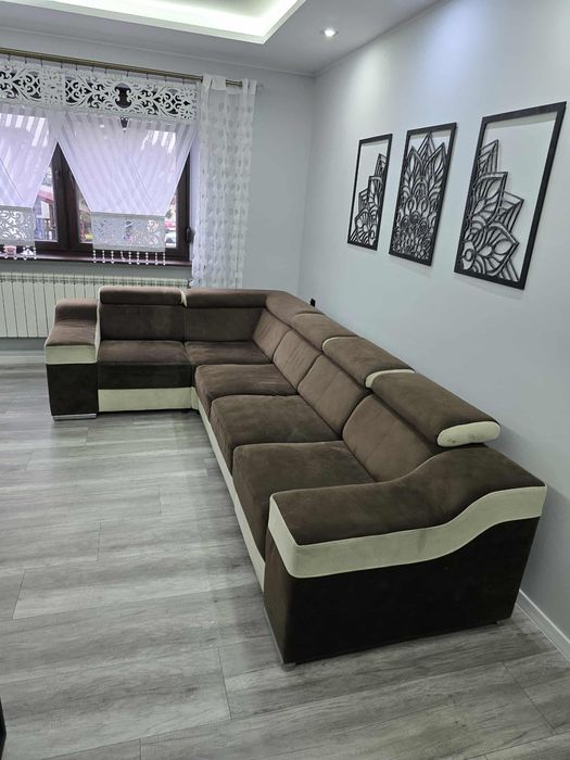 Duży narożnik brąz