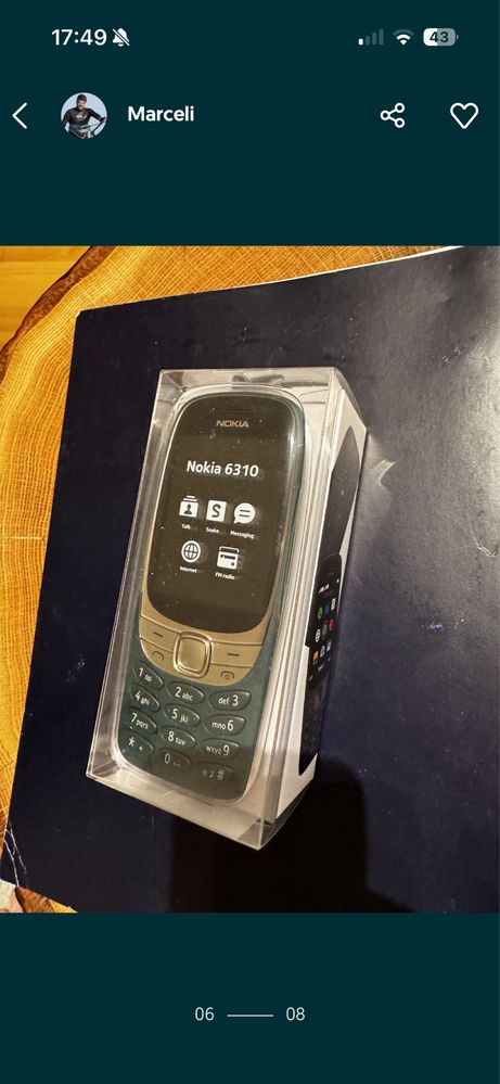 Nokia 6310 nowa zielona