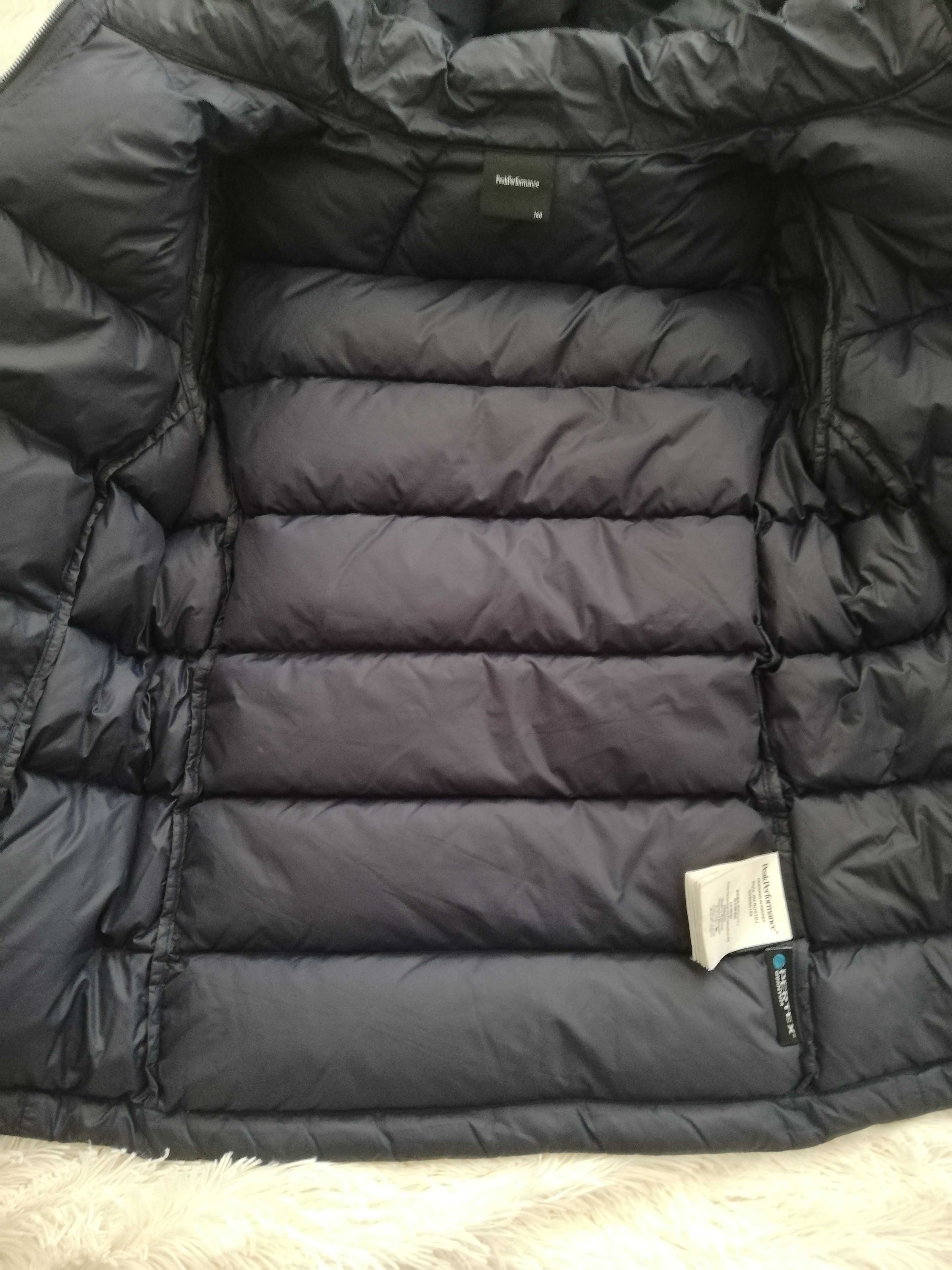 puchowa kurtka Peak Performance 160 xs 158 Pertex JRFROSTDJ