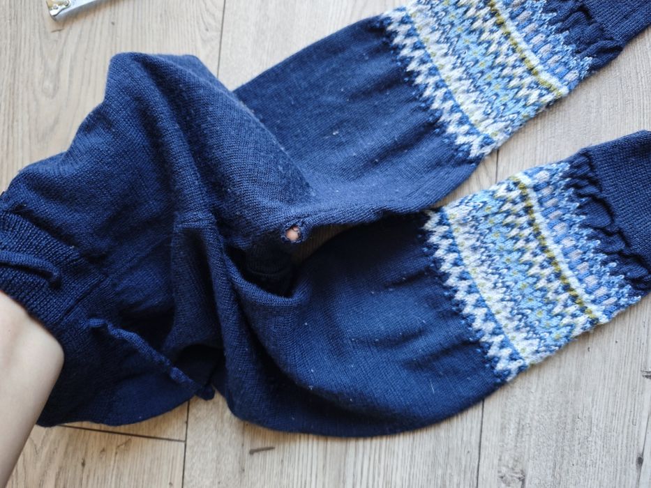 Komplet bluzka spodnie bielizna termiczna wełna merino Name It r. 92