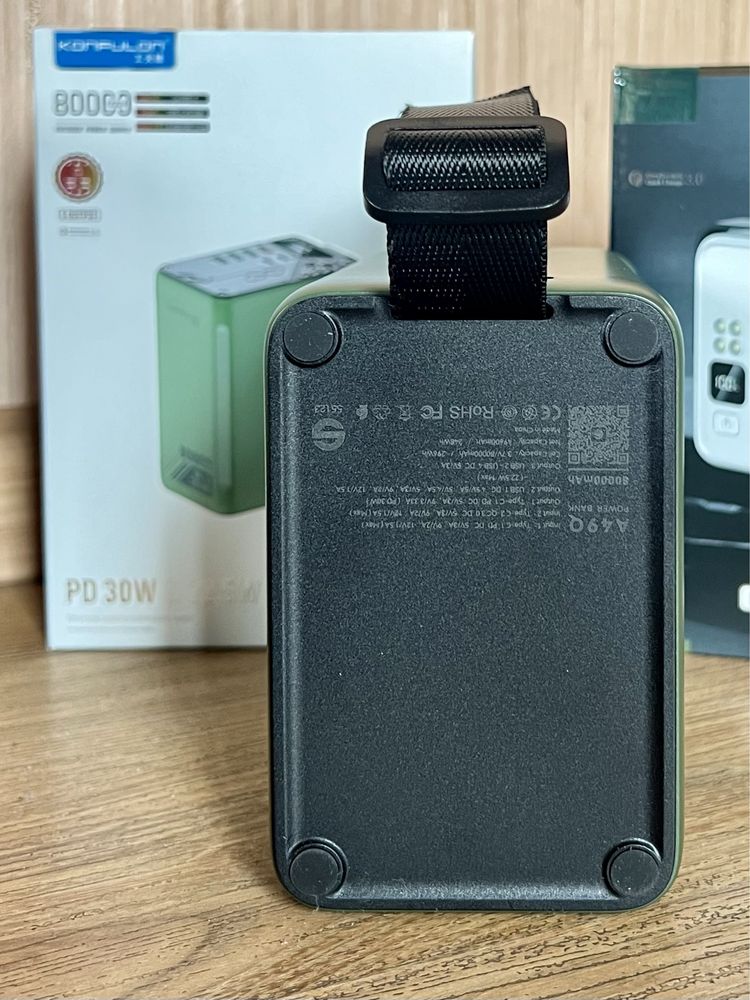 Мощный Power bank 80000. Реальная ёмкость 100% Неубиваемый для военных