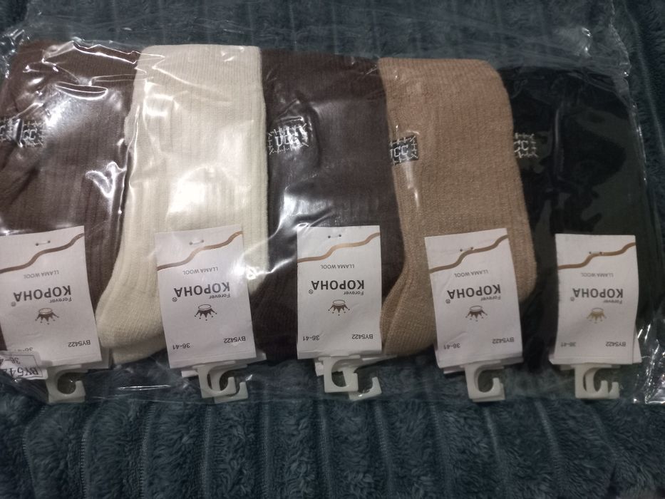 Трендові високі шкарпетки з шерсті лами з логотипом ugg, ЄР 36-41