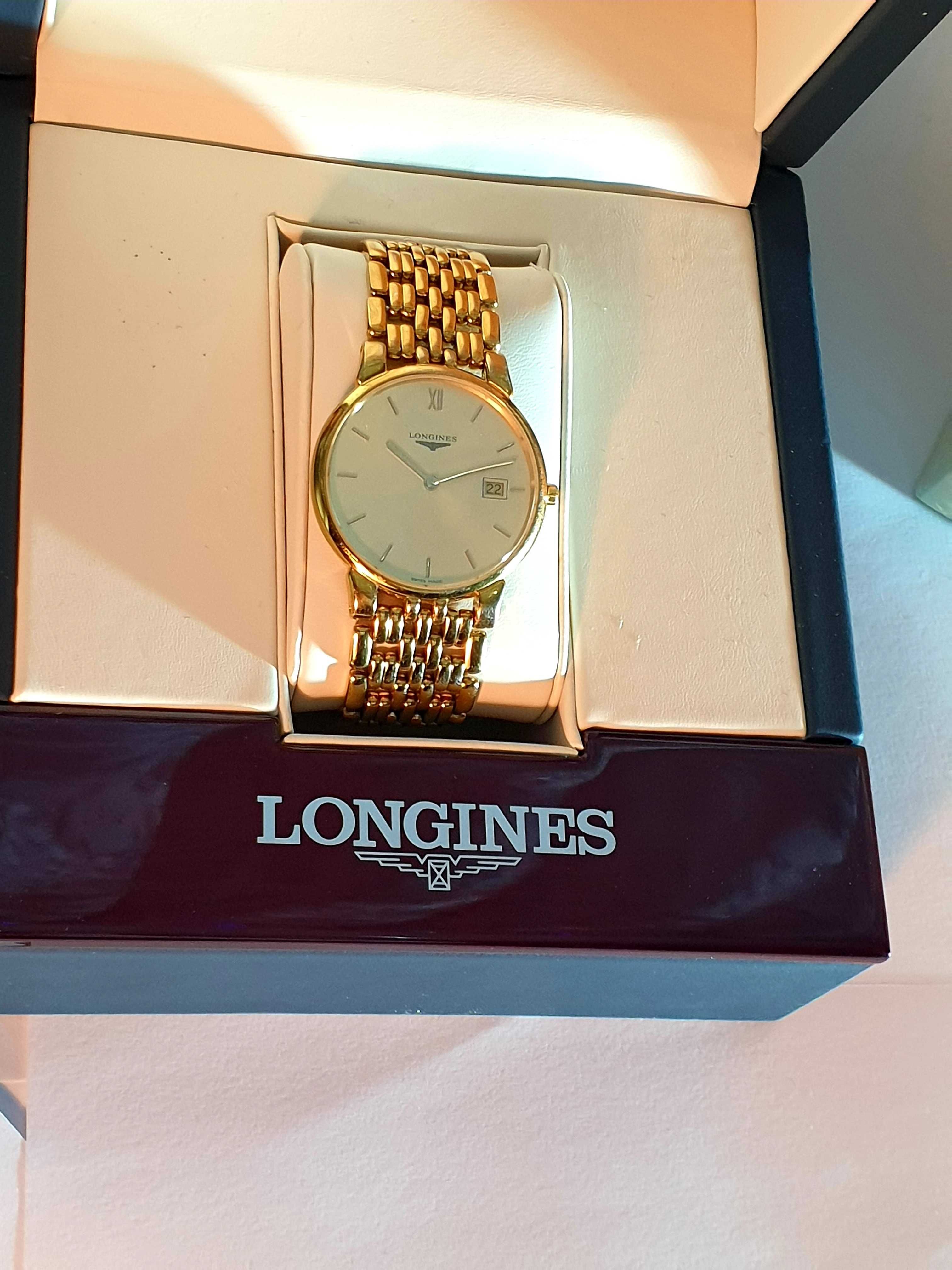 Longines flagship oryginalny meski zegarek w pudełku