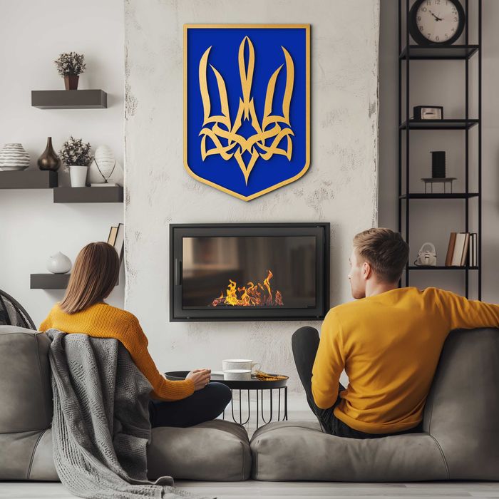 Настінний Герб України тризуб життя Cучасний Герб Украины Символіка